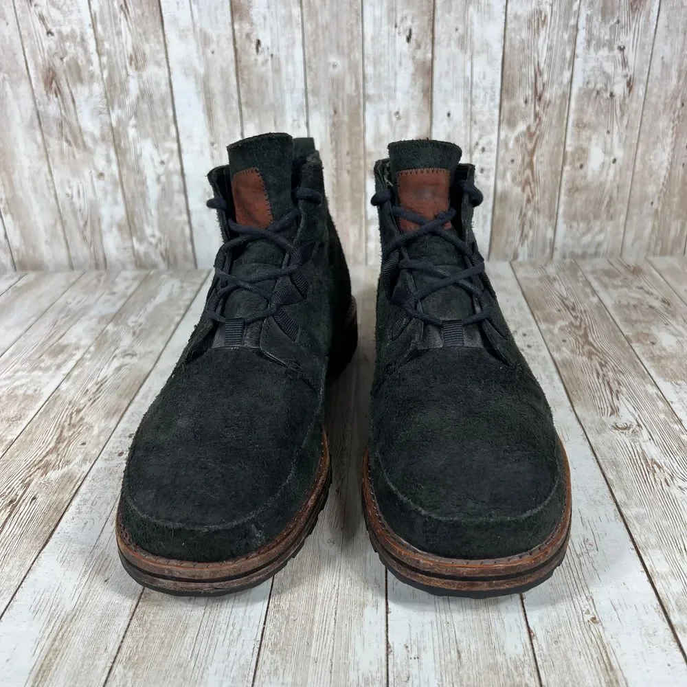 Sorel Men's Black Suede Chukka Ankle Boots Casual Leather Lace‎ Up Size 9.5